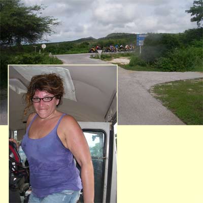 Bonaire bikeride bikes & Dani