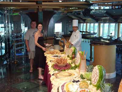 Matt & Julie in the Skywalker Lounge