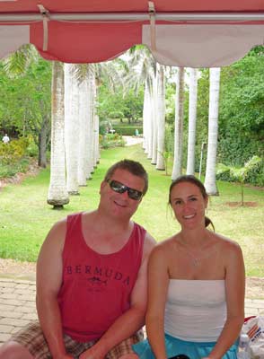 Matt & Julie between caves