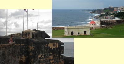 Julie with a sea view