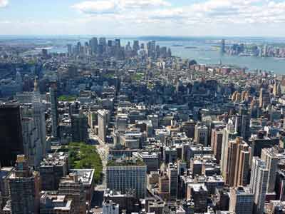 view of lower Manhattan