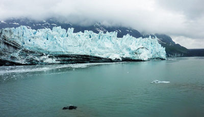 approaching Margerie Glacier