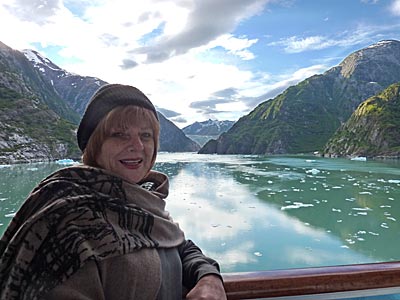 Patty at Tracy Arm