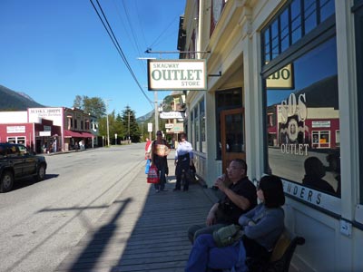 Shopping in Skagway