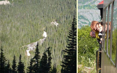 Train through the wilderness