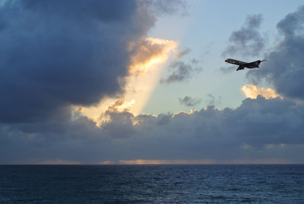 Morning landing in Kawai