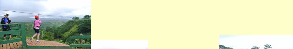 Patty's 1st zipline jump 1