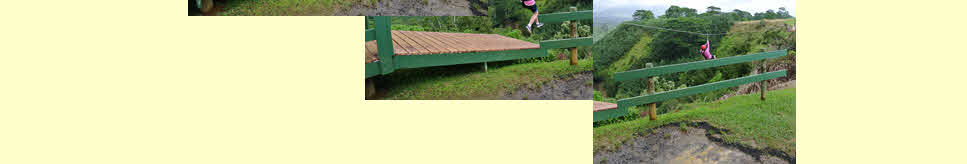 Patty's 1st zipline jump 3