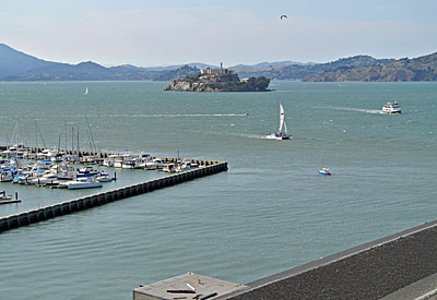 Alcatraz from our stateroom