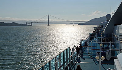 Sailing under the Golden Gate