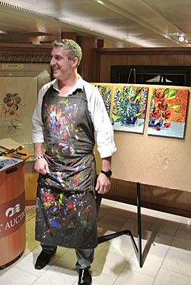 Alexandar Renior at the canvas