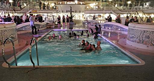 swimming after midnight