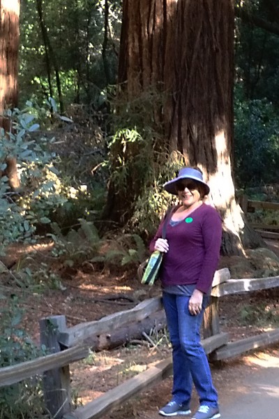 Patty in Muir Woods
