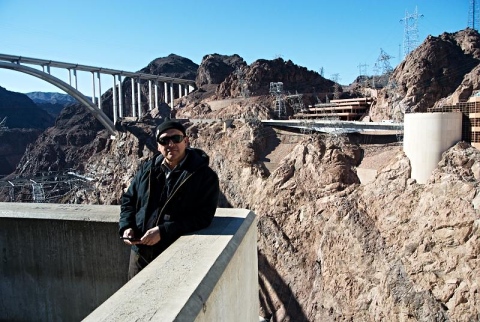 Mario at Hoover Dam