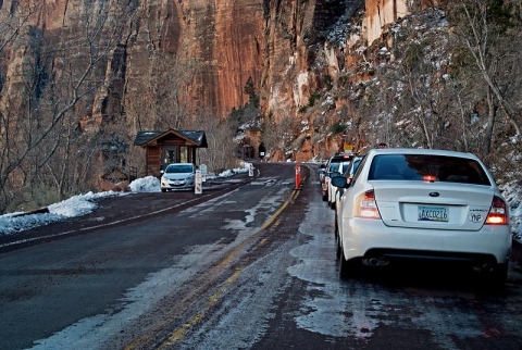 Zion - entering the tunnel