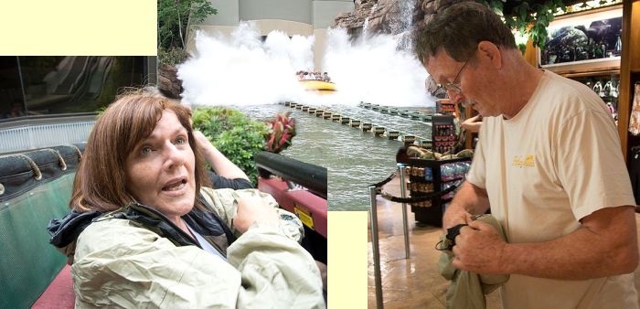 Getting wet and raincoats