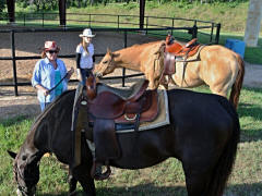 Patty & Jamie - saddle up?