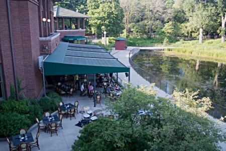 Brauer Cafe from wedding location