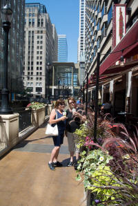 Patty & Ellen along Miracle Mile