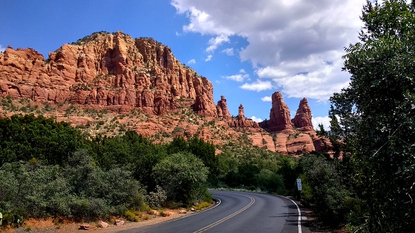view near Chapel of the Holy Cross