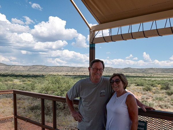 Craig & Patty on train