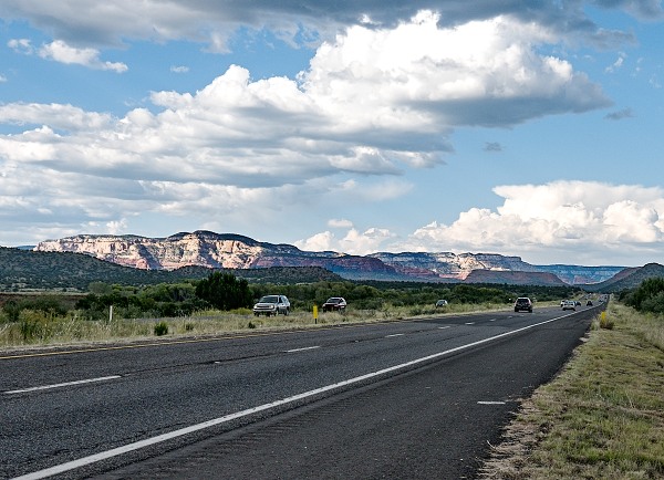 returning to Sedona from the Clarkville Station