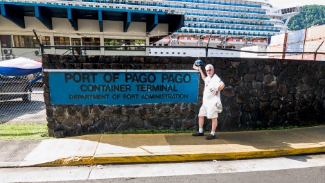Pago Pago harbor - with Steve