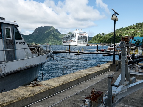 Emerald Princess in port