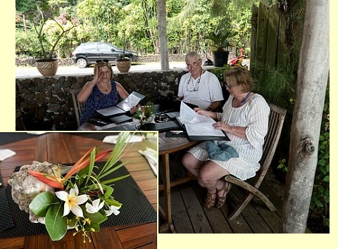 Lunch at Resturant Matira Beach