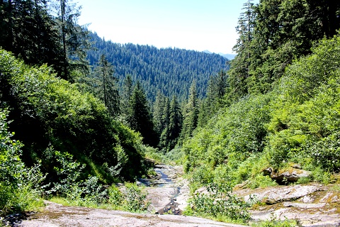climbing a mountain pass