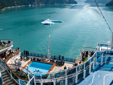 swimming while in glacier country