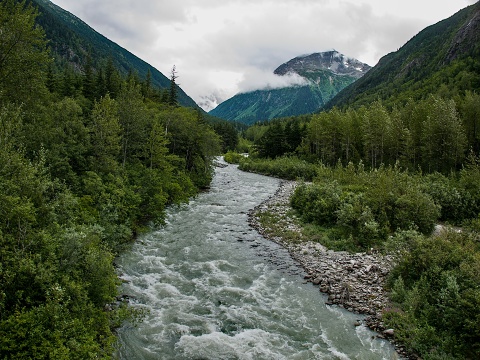 Mountain and streams