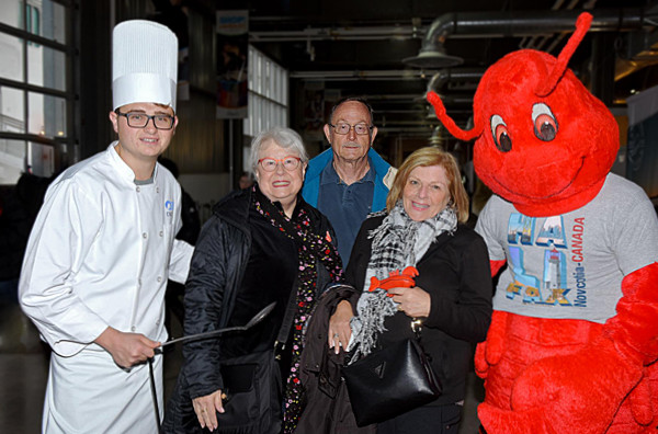The three of us arriviing in Halifax