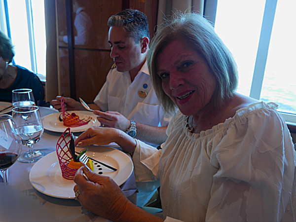 Patty at Captain's Lunch