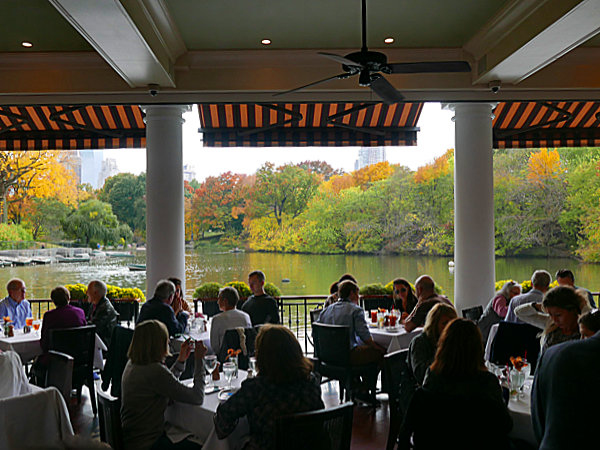 lunch view from Loeb Boathouse