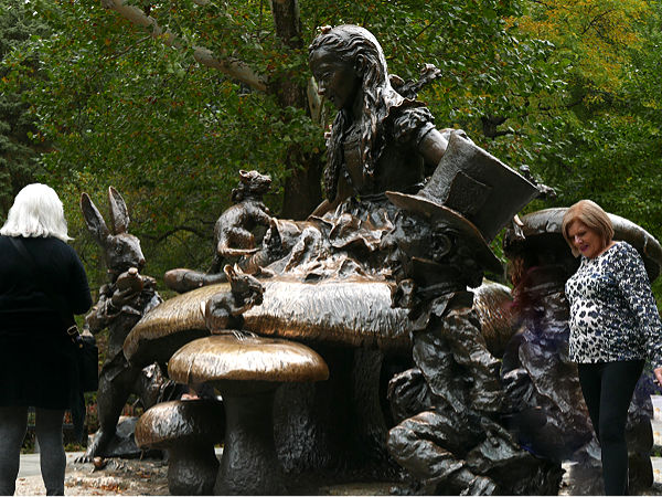 Alice in Wonderland statue