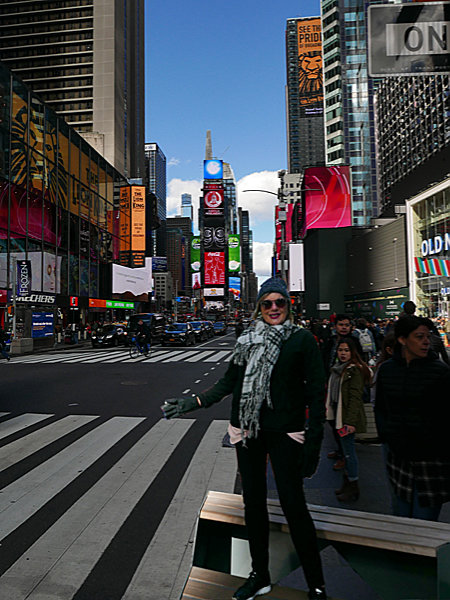 Patty in Times Square