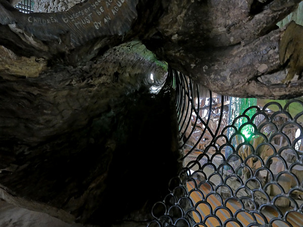 corridor crawl space in wood