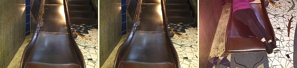 Patty on a normal slide