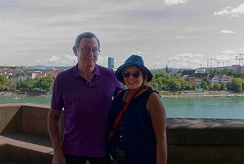Craig & Patty behind Basler Munster Church