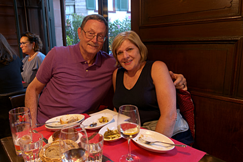 Craig & Pastty in cafe in Basel - Jazz nite