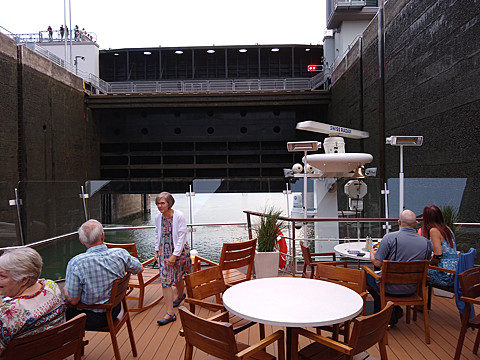 Daytime lock passage