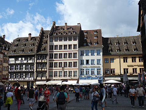 Large square outside Notre Dame