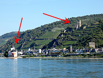 Pfalzgrafenstein and Burg Gutenfels Castles