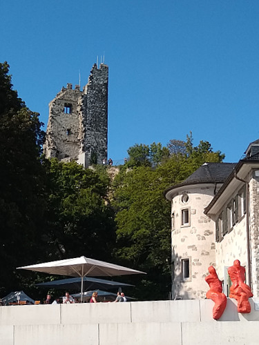 View of Keep from top of Cog Railway