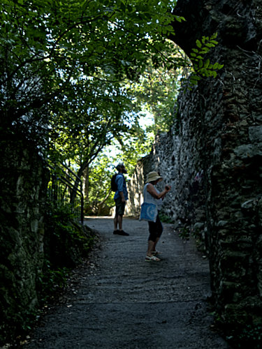 Patty on path to Keep at summit