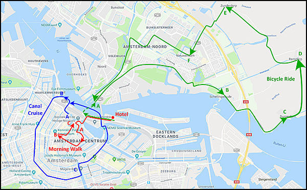 Map of Amsterdam