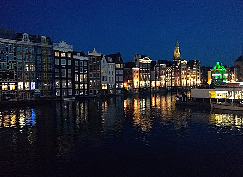 Amsterdam at night