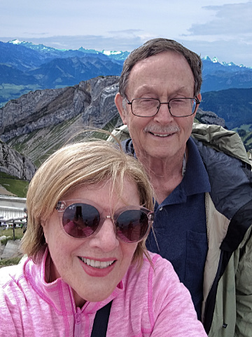 Craig & Pasty in the Alps