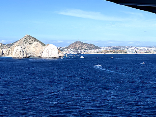 Entering Cabo San Lucas